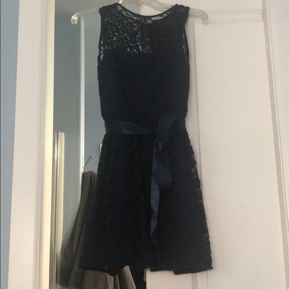 Navy blue dress by Simply Liliana SZ 2 - Picture 2 of 7